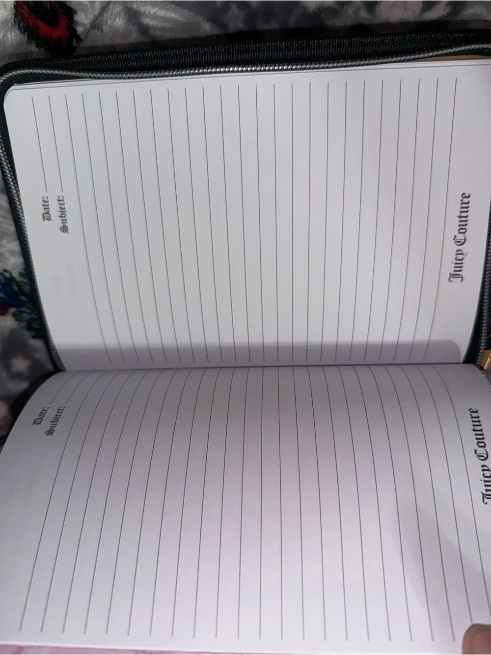 Juicy Couture Pink 2026-2027 Planner with Gold Crown Pen